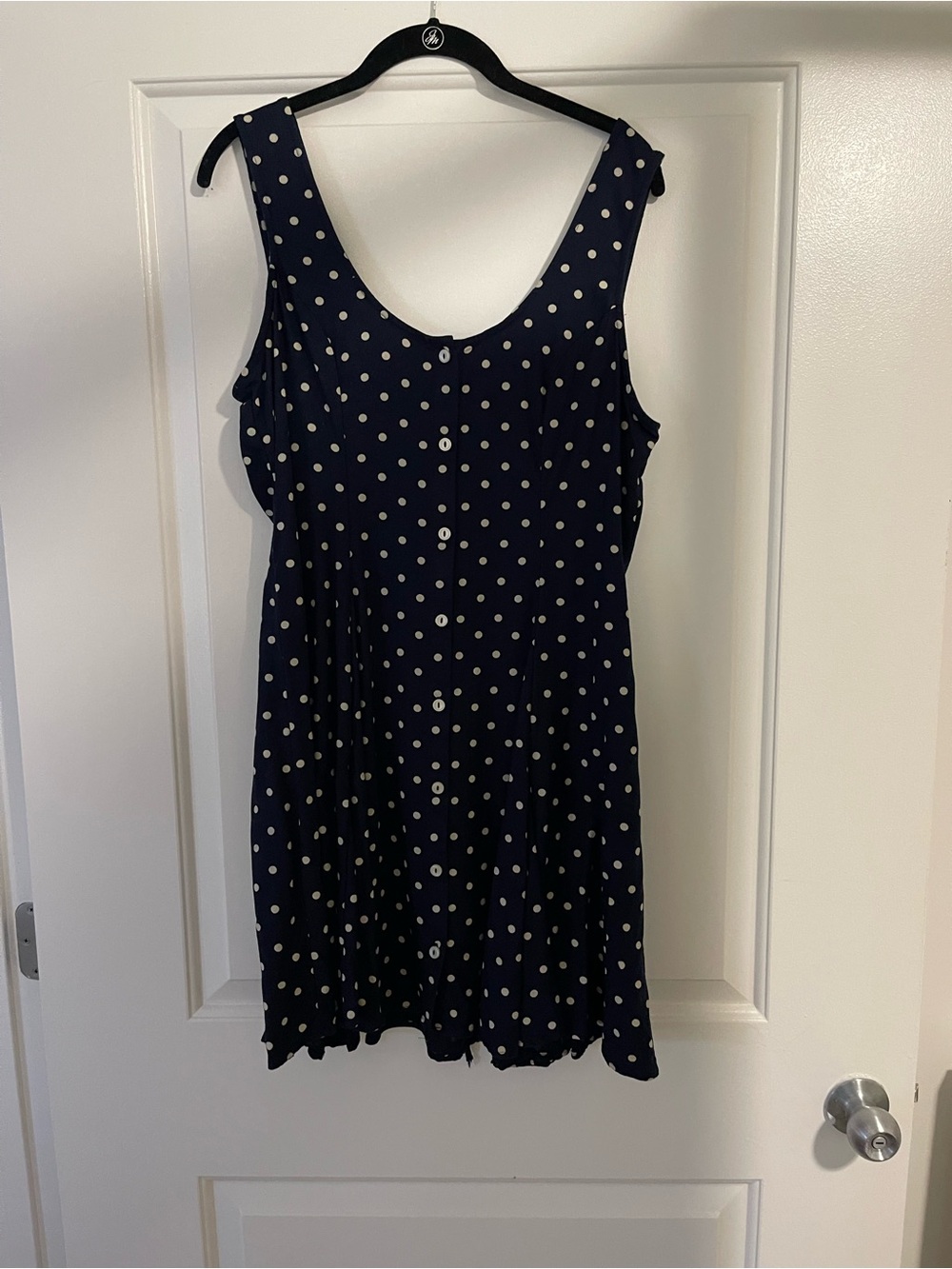 Old Navy Polka Dot Button-Front Dress - Size M